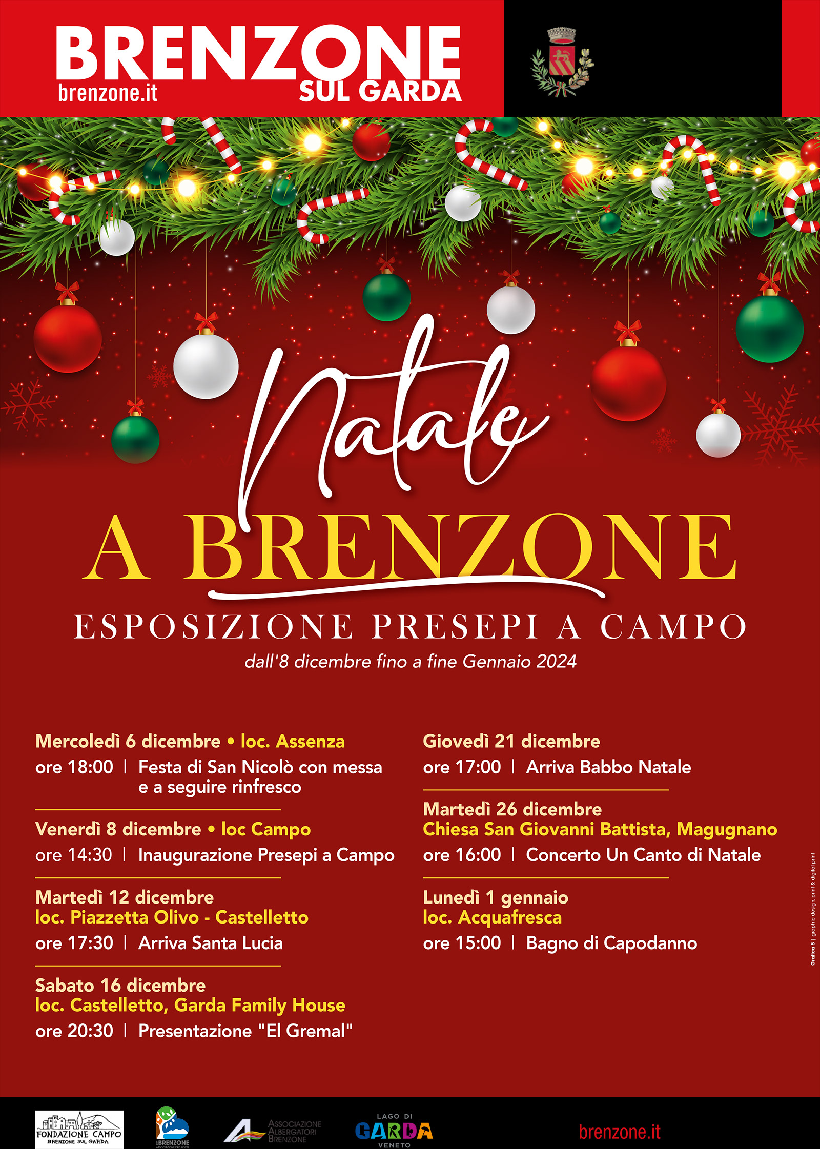 Natale a Brenzone sul Garda - Weihnachten in Brenzone sul Garda - Christmas in Brenzone sul Garda