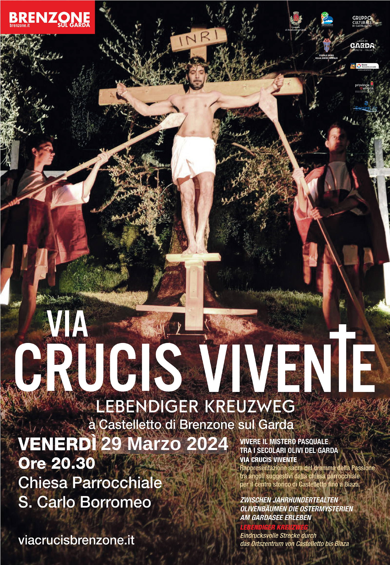 Via Crucis vivente del Venerdì Santo - Lebendige Darstellung der Via Crucis am Karfreitag - Good Friday Via Crucis 